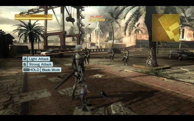 Korzystaj z wyświetlanej na ekranie pomocy. - R-00 Guard Duty | Kampania - opis przejścia Metal Gear Rising Revengeance - Metal Gear Rising: Revengeance - poradnik do gry