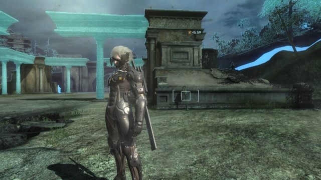 Jedna z kilku leżących w pobliżu wyrzutni rakiet. - R-01 Coup dEtat | Kampania - opis przejścia Metal Gear Rising Revengeance - Metal Gear Rising: Revengeance - poradnik do gry