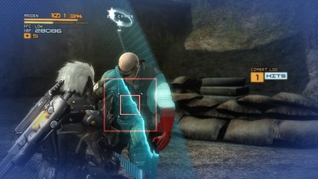 Czasami ciężko jest dobrze wymierzyć, by odciąć rękę a nie głowę. - R-01 Coup dEtat | Kampania - opis przejścia Metal Gear Rising Revengeance - Metal Gear Rising: Revengeance - poradnik do gry