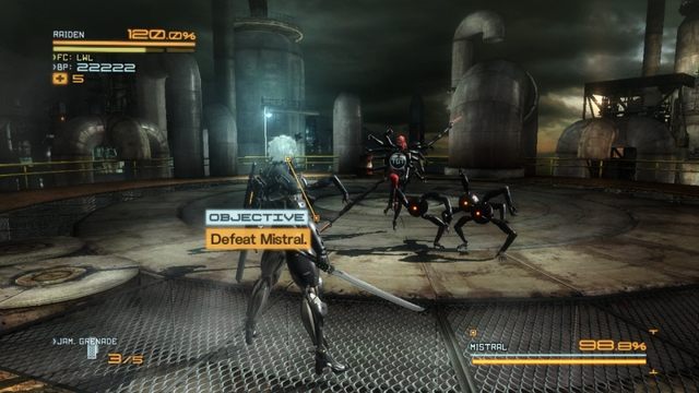 Mistral i jej grupka przydupasów. - R-01 Coup dEtat | Kampania - opis przejścia Metal Gear Rising Revengeance - Metal Gear Rising: Revengeance - poradnik do gry
