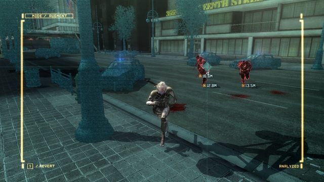 Jeden z policjantów to lewus. - R-03 Mile High | Kampania - opis przejścia Metal Gear Rising Revengeance - Metal Gear Rising: Revengeance - poradnik do gry