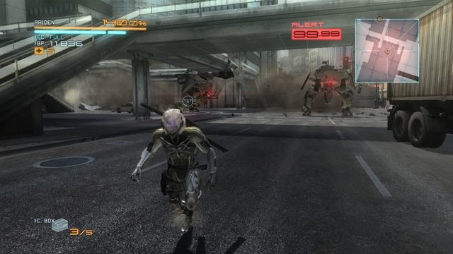 Prawie jak starcie z dwoma bossami na raz... - R-03 Mile High | Kampania - opis przejścia Metal Gear Rising Revengeance - Metal Gear Rising: Revengeance - poradnik do gry