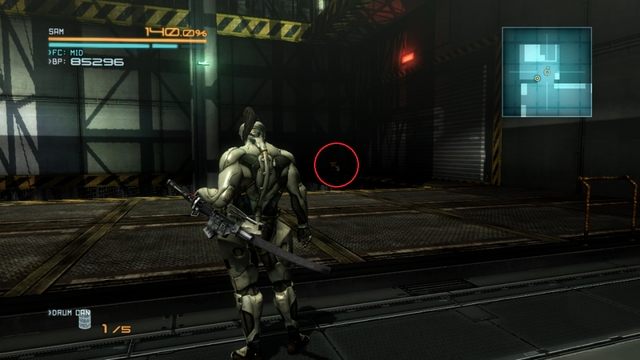 Kolejny komputer VRM - tym razem jednak bez nagrody. - Blade Wolf | DLC - Jetstream Sam - opis przejścia Metal Gear Rising Revengeance - Metal Gear Rising: Revengeance - poradnik do gry
