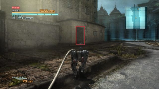 A tu lokalizacja kolejnego Fuel Cella. - Abkhazia Dilapidated Town | DLC - Blade Wolf - opis przejścia - Metal Gear Rising: Revengeance - poradnik do gry