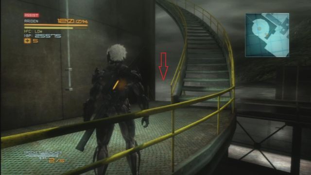 Lokalizacja komputera VRM #4. - Komputery z misją VR | Znajdźki Metal Gear Rising Revengeance - Metal Gear Rising: Revengeance - poradnik do gry