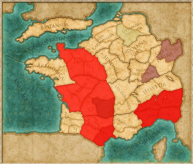 1 - Warunki zwycięstwa i pierwsze kroki | Frakcje - Arwernowie - Total War: Rome II - Cezar w Galii - poradnik do gry