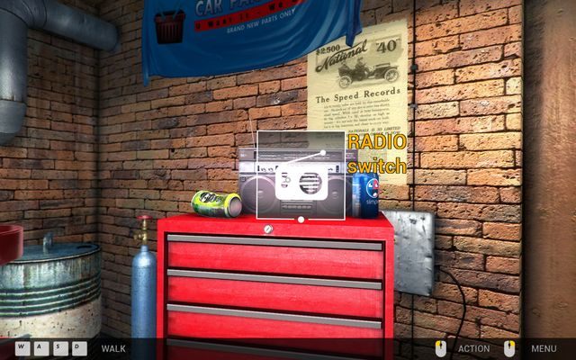 Ostatnia warta wzmianki rzecz, choć w praktyce najmniej przydatna, to radio, dzięki któremu możemy w każdej chwili zmienić typ muzyki odtwarzanej w tle - Pierwszy garaż - Spacery po garażach - Car Mechanic Simulator 2014 - poradnik do gry