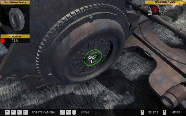 Łożysko wyciskowe sprzęgła to jeden z dwóch problematycznych elementów. - Zlecenie nr 6 - Zlecenia - Pierwszy garaż - Car Mechanic Simulator 2014 - poradnik do gry