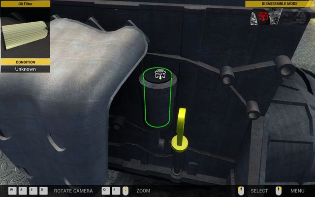 Filtr oleju to niewielki, acz bardzo istotny element samochodu. - Zlecenie nr 12 - Revton Van - Zlecenia - Pierwszy garaż - Car Mechanic Simulator 2014 - poradnik do gry