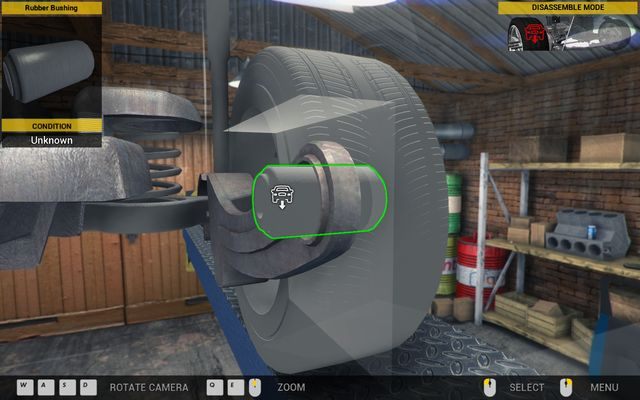 Tylne tuleje są zlokalizowane w piastach (Wheel Hub) obydwu kół. - Zlecenie nr 20 - Genesis Town - Zlecenia - Pierwszy garaż - Car Mechanic Simulator 2014 - poradnik do gry