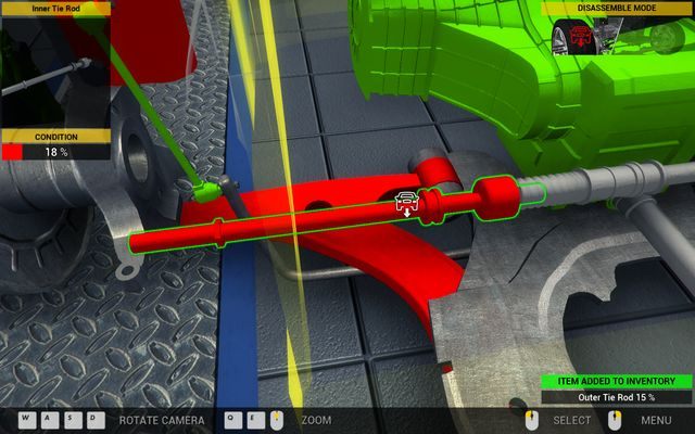 Czerwono - pół lewego zawieszenia do wymiany! - Zlecenie nr 24 - Vulcan Spectre - Zlecenia - Drugi garaż - Car Mechanic Simulator 2014 - poradnik do gry