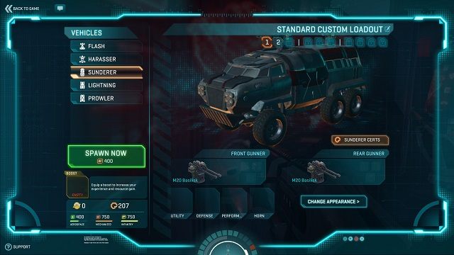 W sam raz na całodniowe wycieczki. - Pojazdy i samoloty niezależne od frakcji | Środki transportu | PlanetSide 2 - PlanetSide 2 - poradnik do gry