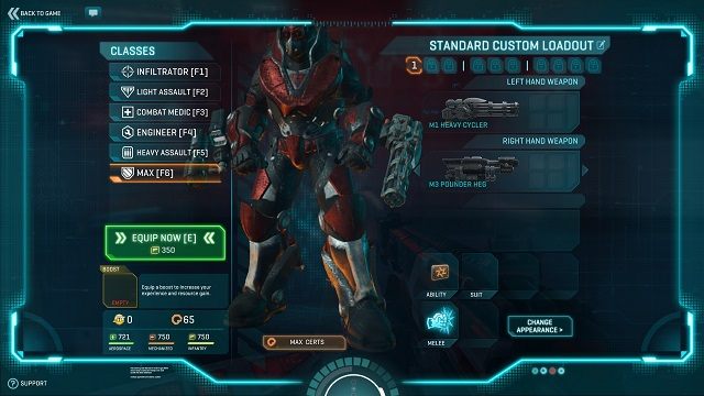 Ktoś tu wspominał coś o Puszkamanie? - Max | Klasy postaci | PlanetSide 2 - PlanetSide 2 - poradnik do gry