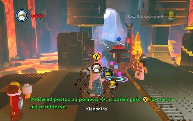Przełączaj się między postaciami, by móc wykonywać niektóre czynności - Przepowiednia | Wątek fabularny w LEGO Przygoda gra wideo - LEGO Przygoda gra wideo - poradnik do gry