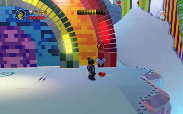 Znajdź kurek przy tęczy - Witaj w Chmurokukułkowie | Wątek fabularny w LEGO Przygoda gra wideo - LEGO Przygoda gra wideo - poradnik do gry