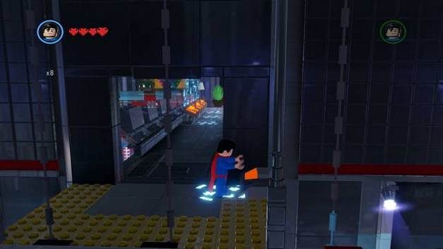 Mechanizm zamka drzwi z tablicą - Wieża Oktanu | Misje poboczne - czerwone klocki w LEGO Przygoda gra wideo - LEGO Przygoda gra wideo - poradnik do gry