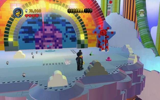 Niektóre chmury są ciemniejsze - niszcz je - Witaj w Chmurokukułkowie | Strony instrukcji i gacie | LEGO Przygoda gra wideo - LEGO Przygoda gra wideo - poradnik do gry