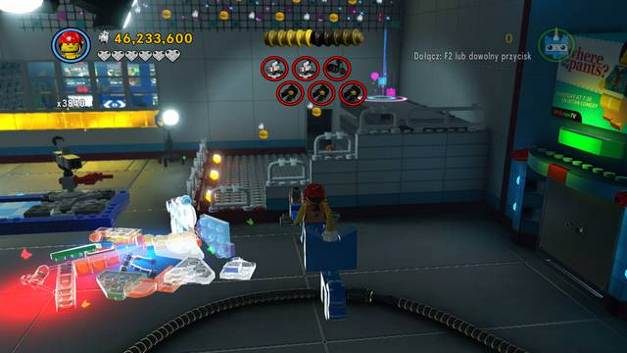 Mechanizm odkrywający przejście - Serwus, tu serwis | Strony instrukcji i gacie | LEGO Przygoda gra wideo - LEGO Przygoda gra wideo - poradnik do gry