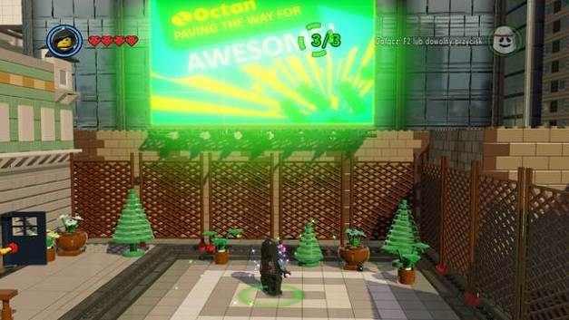Pierwszy billboard - Klocburg | Misje poboczne - czerwone klocki w LEGO Przygoda gra wideo - LEGO Przygoda gra wideo - poradnik do gry