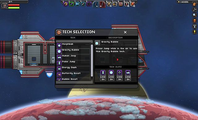 Okienko przypisywania Techs - Techs | Przewodnik Kosmicznego Podróżnika | Starbound - Starbound - poradnik do gry