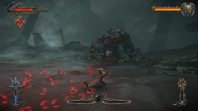 Inner Dracula w postaci golema. - Inner Dracula | Bossowie | Castlevania Lords of Shadow 2 - Castlevania: Lords of Shadow 2 - poradnik do gry