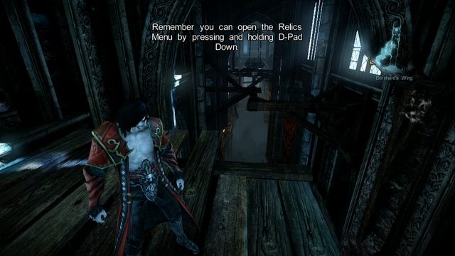 Widoczna w oddali Skrzynia Bólu. - Misja 1 - Bioquimek Corporation | Klejnoty - I przejście - Castlevania: Lords of Shadow 2 - poradnik do gry