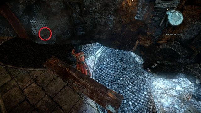 Półka prowadząca do Stosu Ofiarnego. - Misja 7 - Pieces of a Mirror | Stosy Ofiarne i Klucze Podziemi - I przejście - Castlevania: Lords of Shadow 2 - poradnik do gry