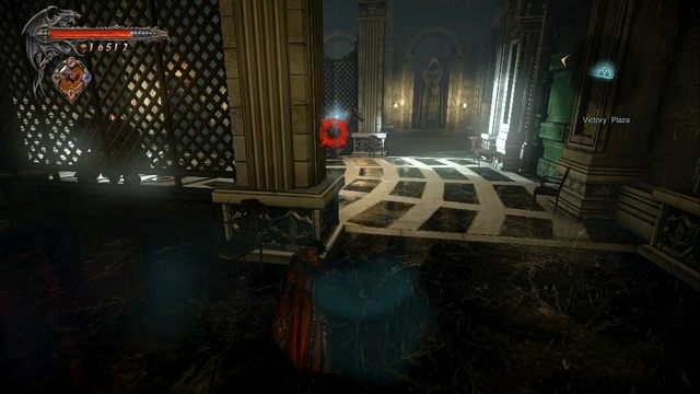 Strażnik, na którym musisz użyć Roju Nietoperzy, by dostać się na drugą stronę. - Misja 9 - The Second Acolyte | Stosy Ofiarne i Klucze Podziemi - I przejście - Castlevania: Lords of Shadow 2 - poradnik do gry