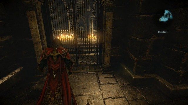 Za tymi kratami znajduje się mechanizm na Klucz Podziemi. - Misja 10 - The Mirror of Fate | Stosy Ofiarne i Klucze Podziemi - I przejście - Castlevania: Lords of Shadow 2 - poradnik do gry