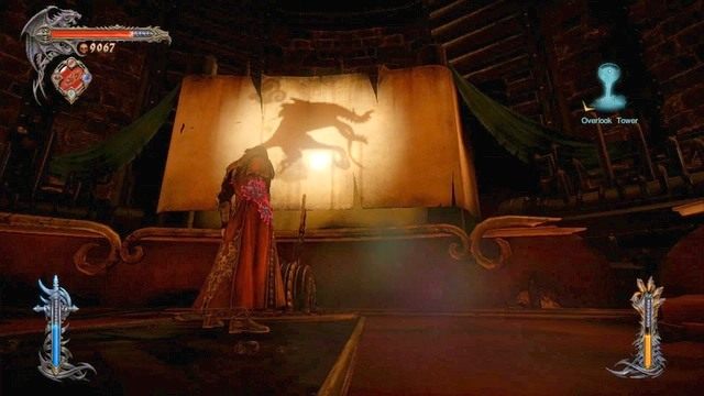Klimatyczna winda, która zaprowadzi cię w pobliże sklepu Chupacabry. - Misja 7 - Pieces of a Mirror | Kampania - opis przejścia - Castlevania: Lords of Shadow 2 - poradnik do gry
