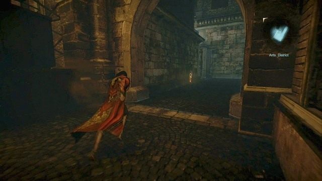 Tuż po zejściu z drabiny skręć w tunel po lewej stronie - zobaczysz mniej więcej to. - Misja 8 - The Hooded Man | Kampania - opis przejścia - Castlevania: Lords of Shadow 2 - poradnik do gry
