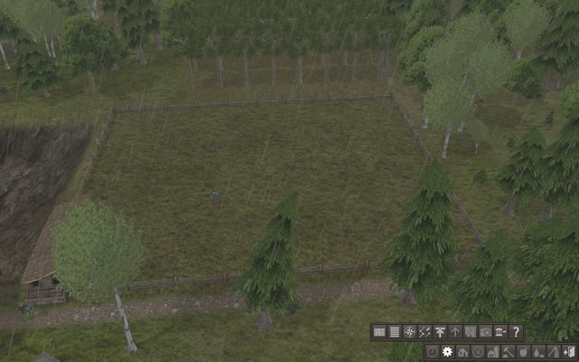 Pastwisko po zarazie to niezbyt przyjemny widok. - Hodowla zwierząt w Banished | Produkcja żywności - Banished - poradnik do gry