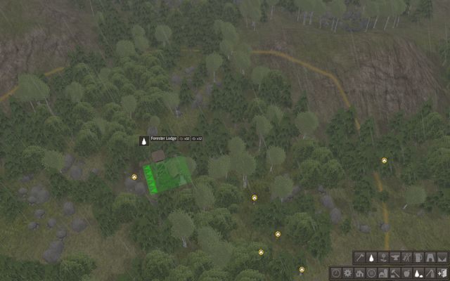 Pora zadbać o produkcję surowców - w tym celu wznieś chatkę leśniczych (Forester Lodge) - Poradnik do gry - Rozpoczęcie rozgrywki w Banished - Banished - poradnik do gry