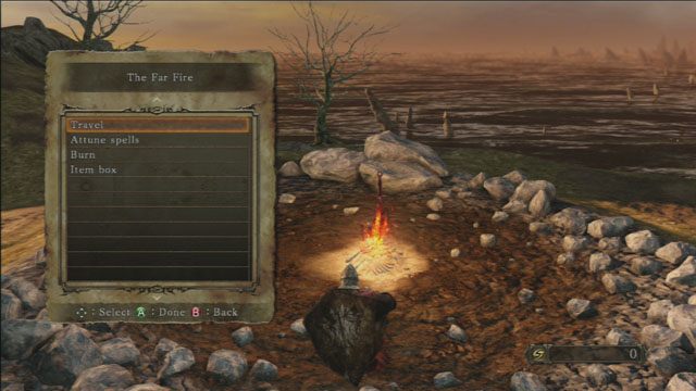 Opcje dostępne przy ognisku - 5. Ogniska | Dark Souls II - Dark Souls II - poradnik do gry