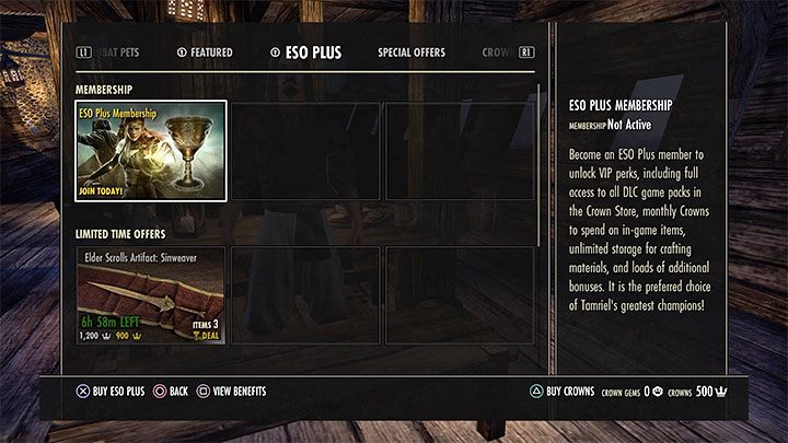 Dwa główne sposoby opłacenia abonamentu to - ESO: Abonament ESO Plus, porady - The Elder Scrolls Online - poradnik do gry