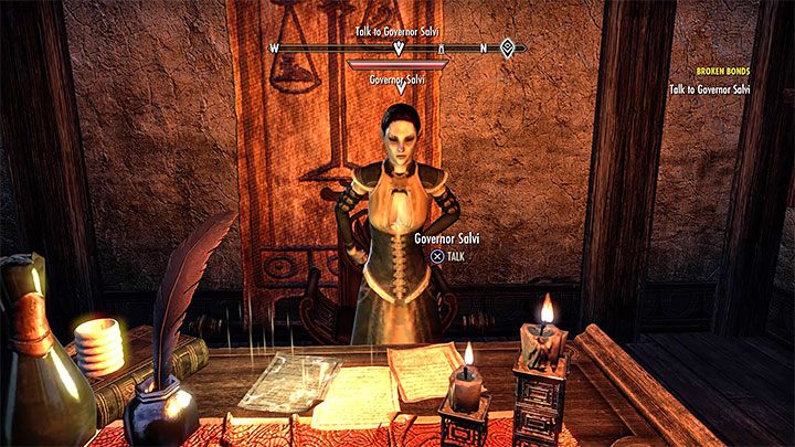 Akcja przeniesie się na wyspę Vvanderfell, a konkretnie do miasta Seyda Neen - ESO: Samouczek Morrowind, quest Broken Bonds - solucja - The Elder Scrolls Online - poradnik do gry