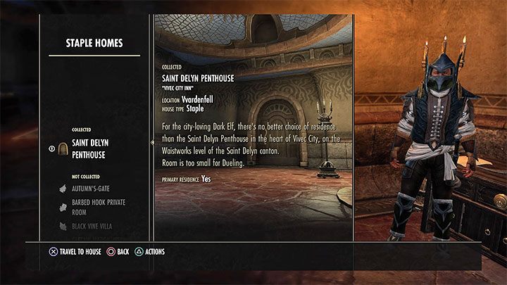 Możesz na bieżąco śledzić swoje postępy w temacie listy posiadanych domów - ESO: Własny dom - jak kupić? - The Elder Scrolls Online - poradnik do gry