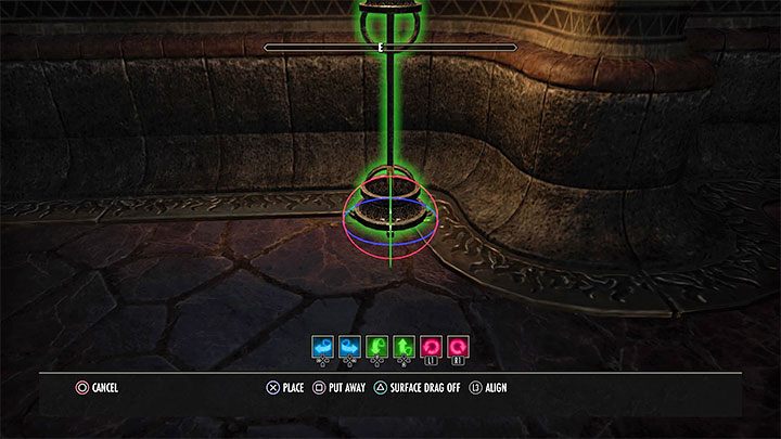 Po znalezieniu się w swoim domu możesz wcisnąć przyciski pozwalające na uruchomienie edytora wystroju pomieszczeń - Housing Editor - ESO: Własny dom - jak kupić? - The Elder Scrolls Online - poradnik do gry