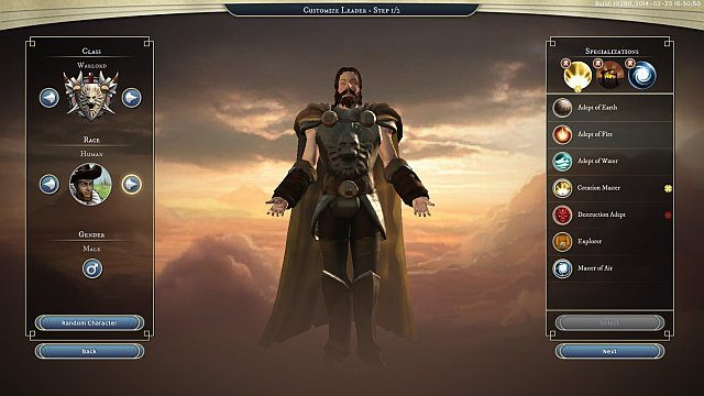Ekran customizacji bohatera. - Podstawowe informacje o grze Age of Wonders III | Podstawy - Age of Wonders III - poradnik do gry
