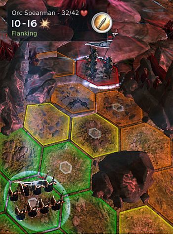 Ataki, które nie są wykonywane od frontu, a raczej z boku i tyłu są atakami z flanki - Podstawowe informacje | Walka w Age of Wonders III - Age of Wonders III - poradnik do gry