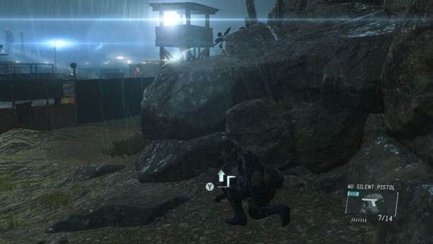 Wystająca skała obok wieży - Uwolnij Chico | Opis przejścia w Metal Gear Solid V Ground Zeroes - Metal Gear Solid V: Ground Zeroes - poradnik do gry