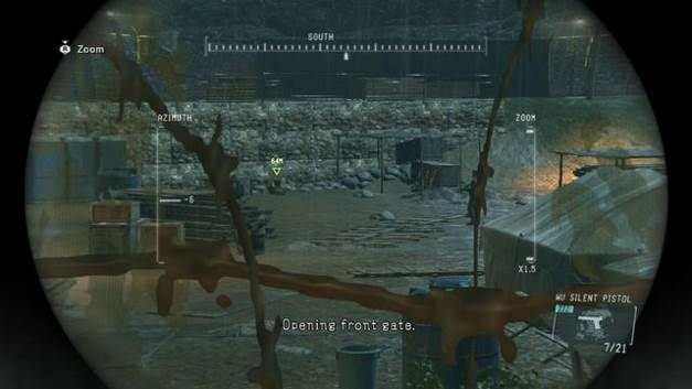 Więzień pilnowany jest przez trzech strażników - Uwolnij jeńców | Opis przejścia w Metal Gear Solid V Ground Zeroes - Metal Gear Solid V: Ground Zeroes - poradnik do gry