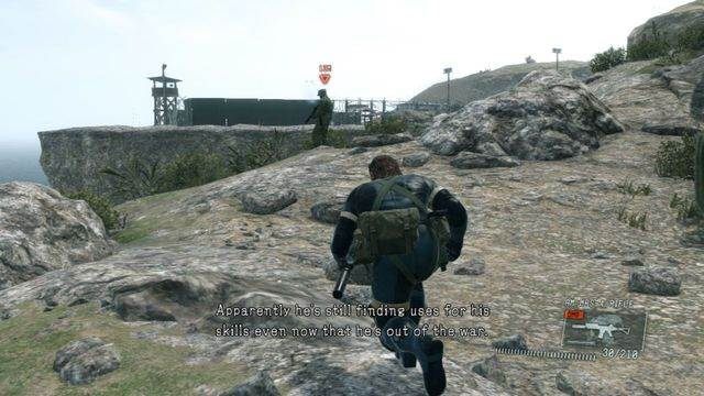 Pozbądź się strażnika na skale - Eliminate the Renegae Threat | Misje poboczne w Metal Gear Solid V Ground Zeroes - Metal Gear Solid V: Ground Zeroes - poradnik do gry