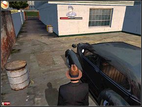 Jedziemy w miejsce wskazane na mapie, prawdopodobnie mając na ogonie policję - Misja 17 - Śmietanka na kawie | Mafia The City of Lost Heaven - Mafia: The City of Lost Heaven - poradnik do gry