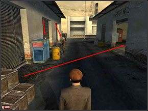 Wspólnie nosimy skrzyneczki, kładziemy je na pustą drewniana platformę naprzeciw wejścia - Misja 19 - Chwila relaksu | Mafia The City of Lost Heaven - Mafia: The City of Lost Heaven - poradnik do gry