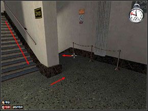 Nie zatrzymując się biegniemy prosto przez kratę i dookoła korytarzem skręcając cały czas w lewo - Misja 20 - Robota na boku | Mafia The City of Lost Heaven - Mafia: The City of Lost Heaven - poradnik do gry