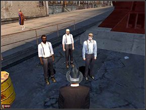Jego opór w zeznaniach łamiemy kilkoma ciosami w nos - Misja 11 - Omerta | Mafia The City of Lost Heaven - Mafia: The City of Lost Heaven - poradnik do gry