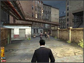 Staramy się ściągnąć na siebie większość przeciwników i nie podchodzić za blisko Paula, aby uniknąć wzajemnych ciosów - Misja 7 - Lepiej do tego przywyknij | Mafia The City of Lost Heaven - Mafia: The City of Lost Heaven - poradnik do gry