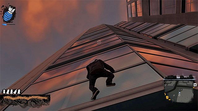 Dotarcie do jednego z dronów wymaga wspięcia się w tradycyjny sposób na dach wieżowca - Belltown - Trudniejsze aktywności - Miasto - inFamous: Second Son - poradnik, opis przejścia, miasto