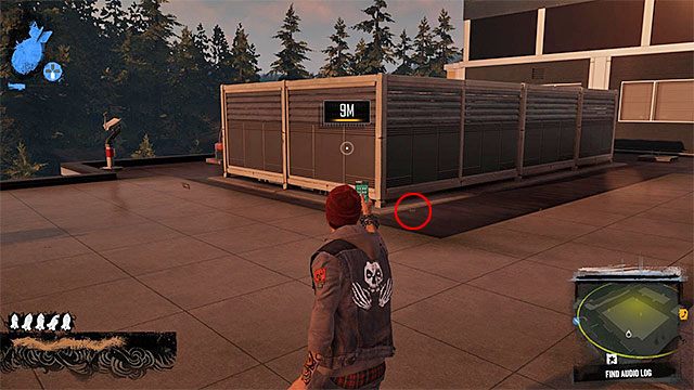 4) Dziennik audio (Audio Log) - Po rozpoczęciu poszukiwań dziennika audio musisz dotrzeć na dach pobliskiego budynku - Belltown - Trudniejsze aktywności - Miasto - inFamous: Second Son - poradnik, opis przejścia, miasto